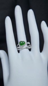 Anillo Unisex de Plata de Ley 925 Ajustable con Forma de Calabaza, Estilo Chino Tradicional, Certificado por NGIC, Gran Venta - Product Image 3