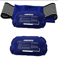 Sac de refroidissement apaisant réutilisable multi-usage pour soulager les douleurs corporelles, compresse chaude et froide en nylon imprimé soie, pack de glace en gel, enveloppe froide
