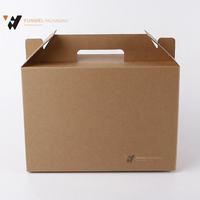 Boîte de papier kraft Boîte artisanale Rectangle Boîte de papier kraft pliable avec impression personnalisée CMJN Conteneurs rectangulaires en papier kraft Cadeau et artisanat