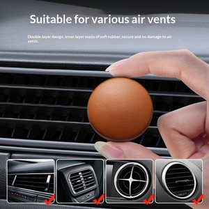 Diffuseur d'air de voiture en métal haut de gamme pour aérateurs - Baume parfumé longue durée - Aromathérapie automobile personnalisée transfrontalière - Product Image 4