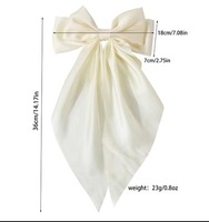 Offre Spéciale – Épingles à Cheveux Élégantes et Luxueuses en Satin Rose avec Nœud, Long Ruban en Satin, Barrettes Métalliques pour Filles, Accessoires de Fête et de Mariage