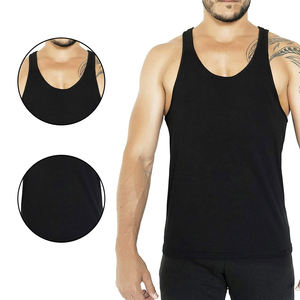 2025 nouveau séchage rapide décontracté Fitness Gym débardeur hommes entraînement athlétique nouveau élégant hommes débardeur conception personnalisée coton débardeur - Product Image 6