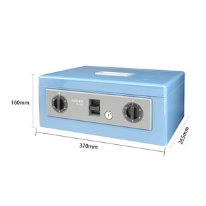 ตู้เซฟเหล็กแบบรหัส C302 พร้อมหน้าปัดคู่ สำหรับซูเปอร์มาร์เก็ต ป้องกันการโจรกรรม - Product Image 3