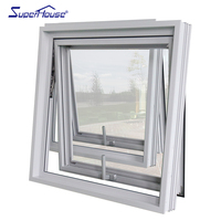 Ventana Abatible de Aluminio con Aislamiento Acústico y Térmico AS2047, Doble Vidrio Templado, Función de Toldo