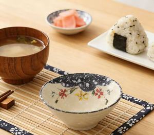 Vintage Under Glazed Japandi Eco-Friendly Porcelain Rice Bowl Hand Painted Set for Household Use - Product Image 4