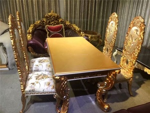 Table <span class=keywords><strong>de</strong></span> meuble classique ensemble <span class=keywords><strong>de</strong></span> table à manger en marbre antique <span class=keywords><strong>8</strong></span> places table et <span class=keywords><strong>chaise</strong></span> <span class=keywords><strong>de</strong></span> salle à manger françaises <span class=keywords><strong>de</strong></span> luxe sculptées à la main - Product Image 5