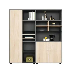 Современный офисный шкаф для документов, деревянная комбинация файлов, многофункциональный книжный шкаф, простой шкаф