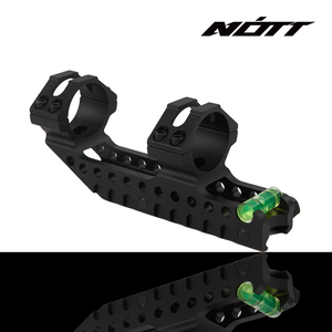 NOTT ขายึดกล้องเล็งแบบชิ้นเดียวขนาด 30 มม., ขายึดเลนส์อะลูมิเนียม, ความสูงตรงกลาง 1.4 นิ้ว, ใช้ได้กับ Picatinny ขนาด 20 มม. สำหรับอุปกรณ์ยิงปืนล่าสัตว์ - Product Image 2