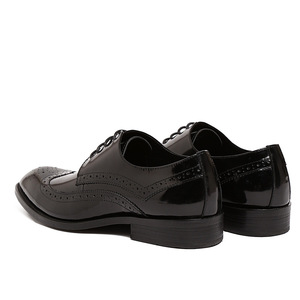 Zapatos formales de lujo para hombre, para banquetes de boda, cómodos, de piel de vacuno, charol, clásicos, con cordones, tacón plano, antideslizantes - Product Image 6