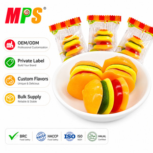 Serie Popular de Dulces: Pizza, Hamburguesa, Sándwich, Hot Dog, Bolsa Vertical, Gelatina, Gomitas - Product Image 1