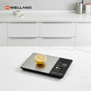 Balance de cuisine électronique en acier inoxydable pour la maison, balance alimentaire intelligente, calculateur nutritionnel, capacité de 5 kg, écran TFT couleur - Product Image 1