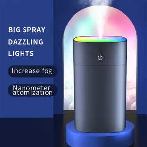 400ML Large Capacity Air Humidifier With Light No Noise Diffuser Humidifiers Mini Desktop for Car Home Work - Product Image 1