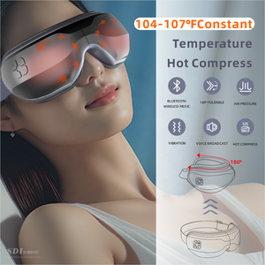 Compresa de aire, vibración, terapia de calor, dispositivo de masaje plegable recargable para el cuidado de los ojos masajeador de ojos <span class=keywords><strong>manual</strong></span> - Product Image 3
