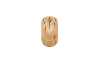 Souris de bureau silencieuse USB pour ordinateur portable Mini souris sans fil de bureau en bois de bambou écologique