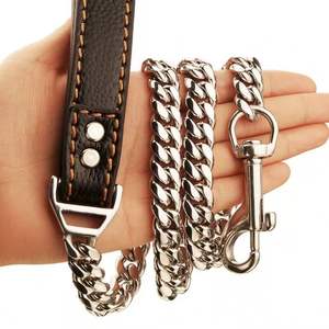 Correa <span class=keywords><strong>de</strong></span> Acero Inoxidable para Mascotas, Correa <span class=keywords><strong>de</strong></span> Entrenamiento para Perros, Collar Dorado, para Perros Medianos y Grandes como el <span class=keywords><strong>American</strong></span> <span class=keywords><strong>Bully</strong></span>, Cadena para Perros - Product Image 6