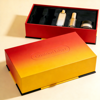 Boîtes cosmétiques rigides en papier artistique biodégradable, faites à la main, design personnalisé, fermeture magnétique pour crème pour le visage, crème pour les yeux, blush