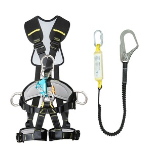 Harnais de corps Anti-chute, ceinture de sécurité amovible, extension de secours aérienne, pour travail en plein air, <span class=keywords><strong>escalade</strong></span> - Product Image 3