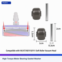 Kit de réparation de roues et roulements de remplacement compatible avec les têtes de balai Dyson V8, V10, V11, V7 Soft Roller et High Torque