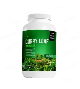 Tabletas de hojas de curry naturales hechas de hojas de curry frescas ingredientes puros fórmula herbal tradicional precio al por mayor fácil India - Product Image 1