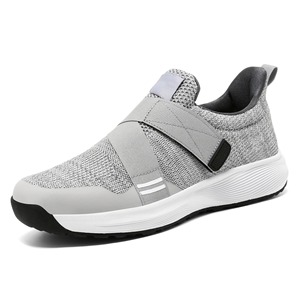 Chaussures de cyclisme pour hommes et femmes, dessus en mesh respirant, ajustement athlétique, semelle en caoutchouc EVA, gris uni, blanc, chaussures de cyclisme - Product Image 3