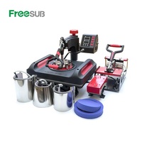 Nouvelle Machine de Transfert Thermique Combinée 8-en-1 Avancée à Double Affichage pour Sublimation sur Tasses, Casquettes, T-shirts, Ardoises et MDF