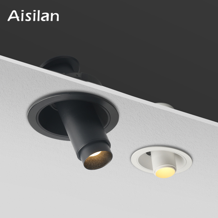 Aisilan Современный внутренний RA 97 точечный зум регулируемый 350 градусов светодиодный встраиваемый светильник
