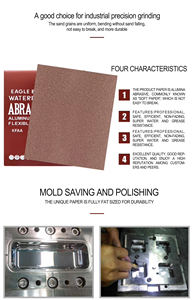 Sortiertes Rechteckiges Schleifpapier-Set mit Verschiedenen Körnungen 80 120 220 400 600 1000 1500 2000 für Holz- und Metallpolitur, Wasserfestes Schleifmittel - Product Image 2