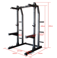 Station multifonctionnelle Rack à squats debout Équipement de fitness Banc de musculation Power Rack