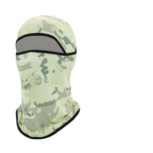 Cagoule 100% Coton Imperméable Hiver/Été Style Image Masque Intégral pour Sports de Plein Air, Pêche et Plage Noir - Product Image 5