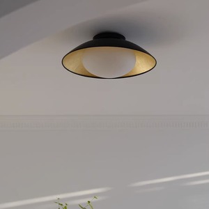Black Gold Foil Ceiling Light Led 30cm For Living Room Bedroom - Product Image 4