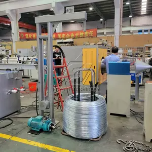 Notebook Coil Wire Coating Plastic Machine Plastic Covering Extrusion Line