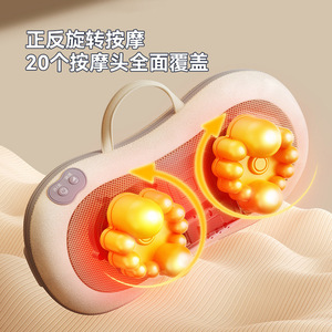Multi Functional Peanut Shaped Massage Pillow Rechargeable Heating Neck Back Waist Shoulder Massager With <b>Remote</b> <b>Control</b> - Product Image 5