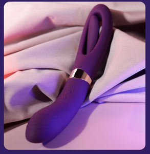 때리고 트리거 마사지가있는 여성을위한 마술 지팡이를위한 양방향 G-Spot 진동기 에로틱 성인 딜도 진동 지팡이 - Product Image 6