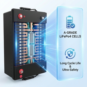 แบตเตอรี่ Powerwall 51.2V 14.3kWh 48V 300Ah สำหรับเก็บพลังงานแสงอาทิตย์ภายในบ้าน สำหรับระบบไฮบริด Rcdf-hy-001 อายุการใช้งานยาวนานเป็นพิเศษ - Product Image 5