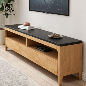 Venta directa de fábrica, mejor precio, personalizable, en stock, ecológico, nuevo diseño, mesa de TV, mueble de sala de estar, aparador de TV de madera - Product Image 4