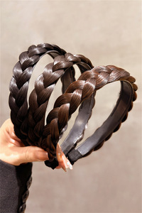 New Fishbone Braid False Twist <strong>Hair</strong> Band Female 3CM <strong>Hair</strong> Accessories Wholesale Wig Headband Trendy Design <strong>Hair</strong> <strong>Clasp</strong> - Product Image 6