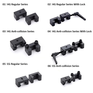 Blocco di Posizionamento per Guida Lineare Serie <span class=keywords><strong>EG</strong></span> High <span class=keywords><strong>Group</strong></span> EG15 EG20 EG25 EG35 EG45 EG55 - Product Image 2