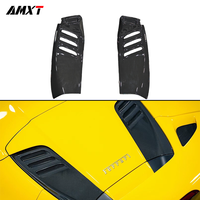Ferrari F8 Tributo Spider 2019-2023 için Kuru Karbon Fiber Arka Motor Kapağı Önceden Yüklü Karbon Fiber Motor Paneli