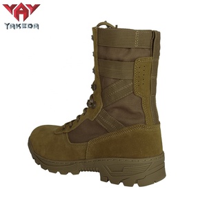 Scarpe da Combattimento Yakeda Desert Assault, Stivali da Lavoro in Pelle Scamosciata, Stivali Tattici <span class=keywords><strong>Coyote</strong></span> per Viaggi ed Escursioni, Stivali Tattici in Gomma per Operatori - Product Image 2