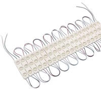Module LED Super Lumineux pour Lettres, 3 Lumières, Moulage par Injection, Étanche IP68, DC 12V, Boîte Lumineuse pour Enseigne Publicitaire de Magasin