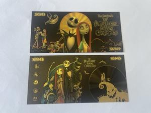 ธนบัตรพลาสติกแบบกำหนดเอง 100 ดอลลาร์ ชุบทองคำ 24K สำหรับงานแต่งงาน วันเกิด ปีใหม่-คริสต์มาส และของขวัญวันฮาโลวีน - Product Image 6