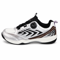 Chaussures professionnelles de badminton, tennis et pickleball, unisexes, respirantes, avec fermoir pivotant, résistantes aux chocs, chaussures d'entraînement, taille 36-45