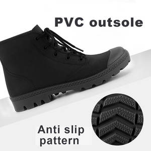 אופנה נשים pvc pvc עמיד למים שרוכים נעלי בית מגפי גשם לקרסול הקיץ הסיטונאי לנשים - Product Image 4