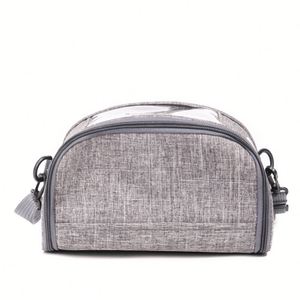 Custom Made Airline Approved Oxford <b>Pet</b> <b>Carrier</b> Soft-Sided Transparent Dog Cat Travel Bag with Printed Pattern Zipper Closure - Product Image 4