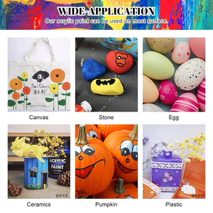 Nhà máy sản xuất sắc tố acrylic màu 12/18/24 giá rẻ với nhiều tùy chọn màu sắc để đáp ứng các nhu cầu khác nhau phù hợp cho người mới bắt đầu - Product Image 3