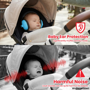ที่ครอบหูกันเสียงแบบปรับได้ สวมใส่สบาย สำหรับเด็ก ป้องกันเสียงรบกวน - Product Image 5