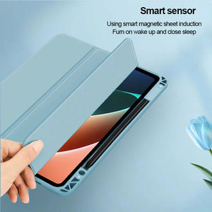 Étui en cuir PU antichoc pour <span class=keywords><strong>Xiaomi</strong></span> Mi <span class=keywords><strong>Pad</strong></span> <span class=keywords><strong>5</strong></span> Pro 11 pouces support pliable intelligent housse <span class=keywords><strong>Folio</strong></span> avec porte-crayon pour Mi <span class=keywords><strong>Pad</strong></span> <span class=keywords><strong>5</strong></span>/<span class=keywords><strong>5</strong></span> Pro - Product Image 5