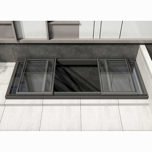 Fenêtre <span class=keywords><strong>de</strong></span> <span class=keywords><strong>toit</strong></span> coulissante verticale électrique en alliage d'aluminium étanche à haute étanchéité pour escalier et <span class=keywords><strong>toit</strong></span> plat - Product Image 3