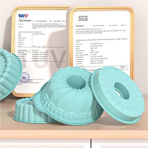 Cetakan Kue Silikon Berbagai Ukuran DIY Loyang Panggang untuk Cetakan Donat Berbagai Jenis Kue Warna Emas Anti Lengket Aman untuk Oven Pabrik - Product Image 5
