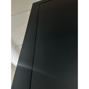 Porte intérieure en alliage d'aluminium rouge avancé de conception moderne personnalisée armure intelligente de sécurité antivol sculptée finement ignifuge - Product Image 6